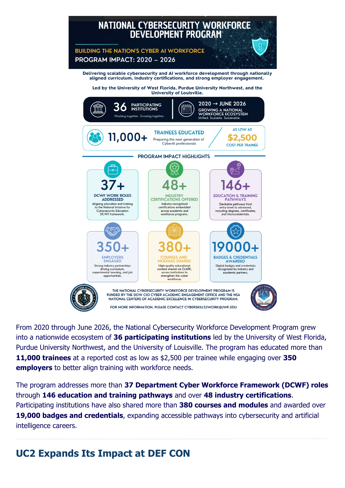 September 2026 Newsletter, page 2 of 5