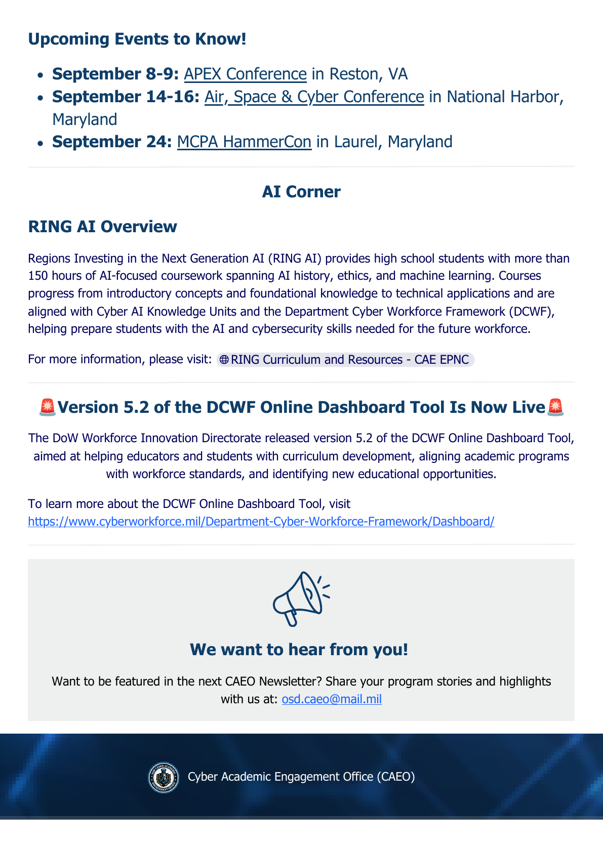 September 2026 Newsletter, page 5 of 5